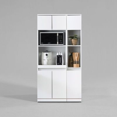 루블린 주방 수납 렌지대+틈새장 세트 오픈형 (착불)