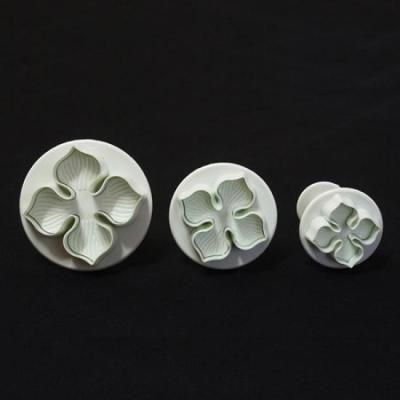 카페테리아 베이킹 항아리꽃 푸쉬커터 3종1세트