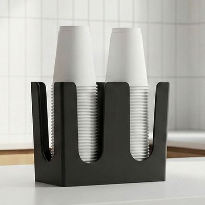 프리미엄 2구 종이컵 시럽 디스펜서 호텔 카페 탕비실