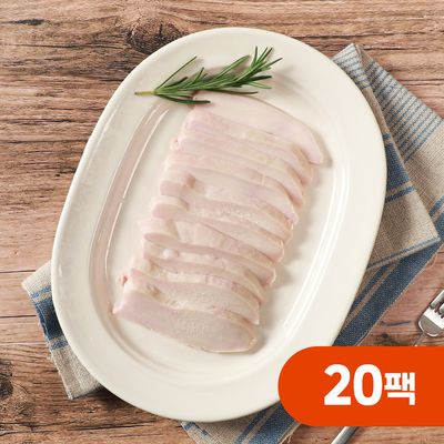[토랑토랑] 마늘맛 닭가슴살 슬라이스 100g x 20팩