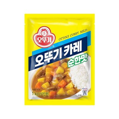 TBZ 오뚜기 카레 순한맛 1kg 대용량 업소용 분말카레 과립형카레 카레라이스 커리 카레파우더(WFNNMC8)