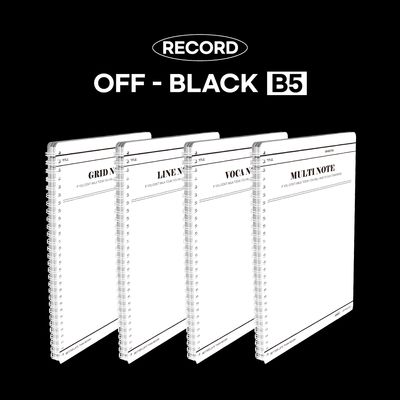 마넷 오프블랙 스프링 노트 B5