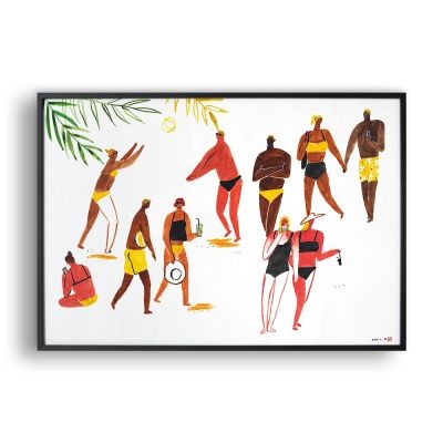 in the summer / 일러스트 액자