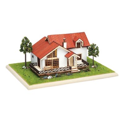 DIY 나무 조립 키트 디오라마 하이디하우스 전원주택B