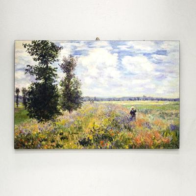 명화액자 모네 아르장퇴유 근처의 들판 60x40 kisn023