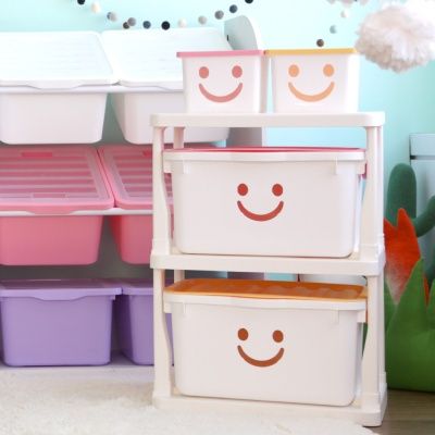 화이트 해피 프레임 패키지 2단+애니멀 스티커 증정