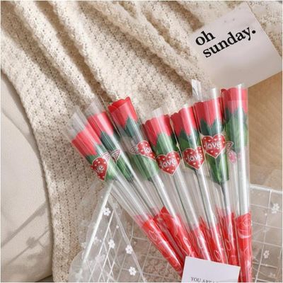 비누꽃 한송이 프로포즈꽃 유치원 꽃다발 BB0348