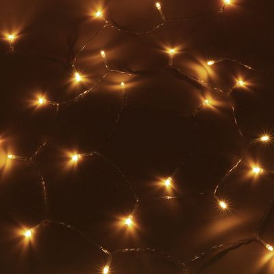 30구 LED 피켓 전구 웜색 2.7m 건전지용 트리