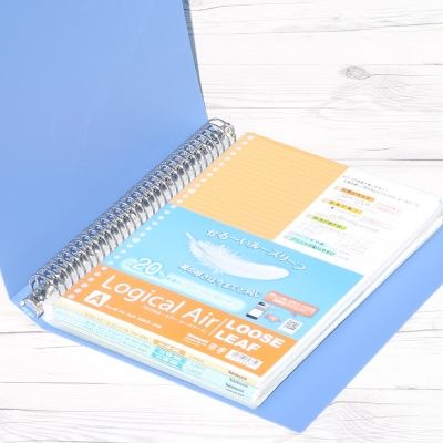 250매용 초대형 금속링장착 A4 루스리프화일..나카바야시 30공 링 바인더노트 CBM1035