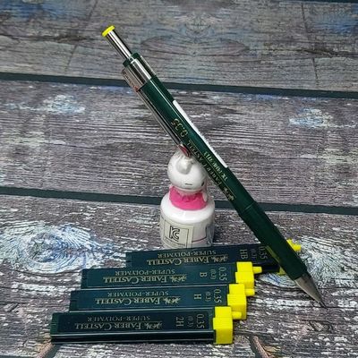 파버카스텔 0.3mm 촉보호 샤프펜슬 TK-Fine 9713+심