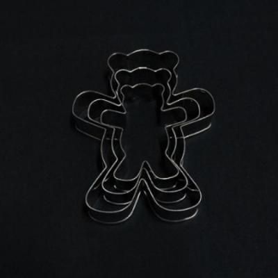 쿠킹의정석 브레드 곰돌이 3종 쿠키커터1세트