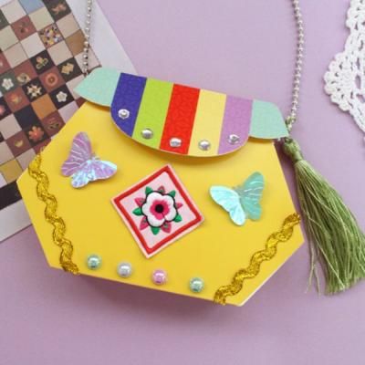 DIY 전통복주머니 5set_노랑