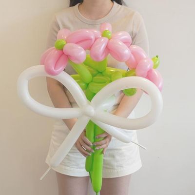풍선 꽃다발 꽃풍선 만들기 DIY 튤립 데이지 요술풍선