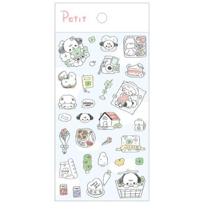 [쁘띠팬시]PD927 Clover Picnic 스티커 동물