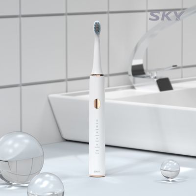[1+1]스카이 5단 음파 진동 전동 칫솔+칫솔모5개입