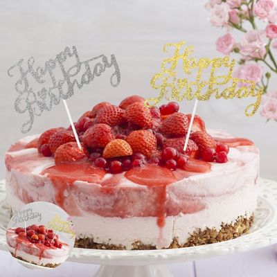 생일파티토퍼 드로잉토퍼 이벤트 케이크 데코픽 해피벌스데이 생일 장식픽 랜덤1개(WFPG4FS)