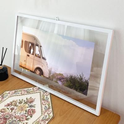 ga328-투명액자58CmX38Cm_자유로운카라반여행