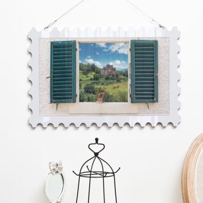 nq426-행잉액자_창문밖풍경(우표가로대형)