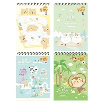 3000 무선 종합장 공용 필기노트 185X260mm32매