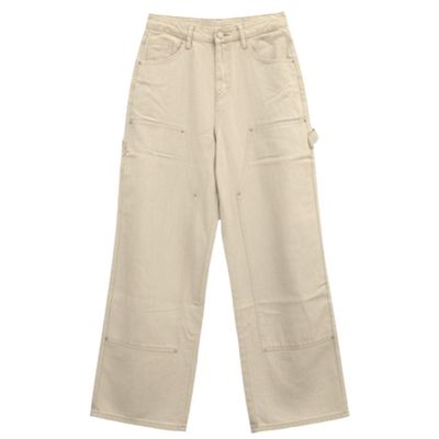 자칼린 리벳 카펜더 더블니 와이드바지