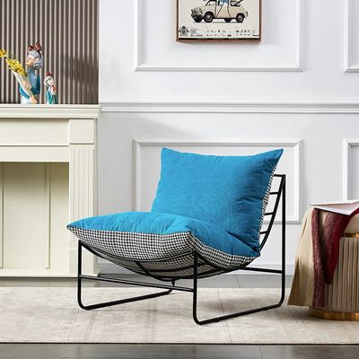 1인용 패브릭 안락의자(블루)