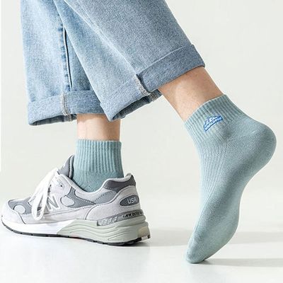 남자 단목 양말 10켤레 러닝 운동 헬스 통기성 사계절양말(WFK2L86)