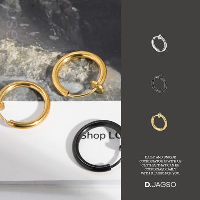 여성 이어 클립 코일 패션 스프링 심플리 귀걸이