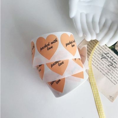 With Love Orange Sticker 위드러브오렌지스티커