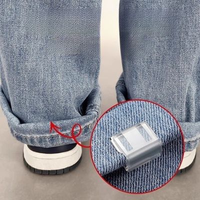 바지 기장 밑단 줄이기 클립 바지단 임시 고정 옷핀