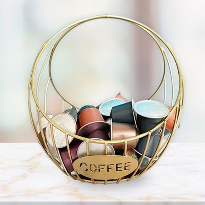 카페 무드 캡슐 커피 보관 바구니 간식 네스프레소