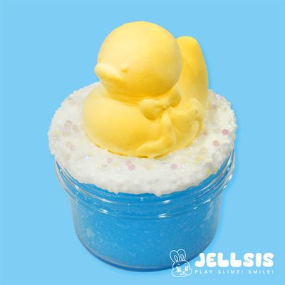 [젤시스] 러버덕 슬라임 / 샤베트+미세폼 점토섞기