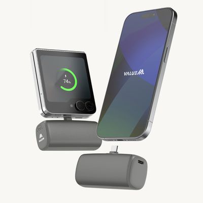 VM 단자 접이식 도킹형 손난로 보조배터리 블랙