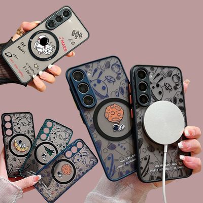 갤럭시 s25 24 23 22 21 우주인 맥세이프 호환 케이스