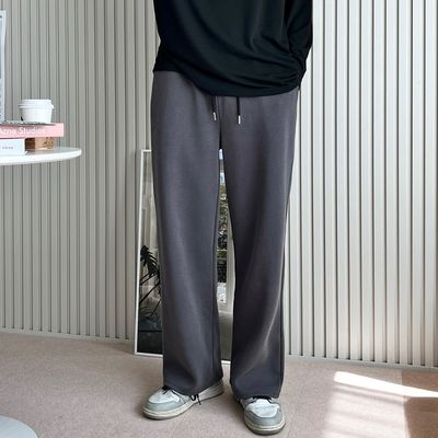 피그먼트 남자 와이드 팬츠 데일리 캐주얼 바지