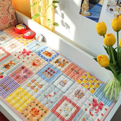 큐티패치 누빔 독서 책상 테이블 데스크 다꾸 매트