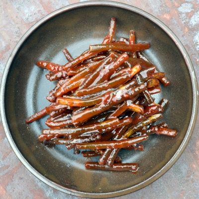 순창 명인고추장 박현순 기능인 마늘쫑장아찌 1kg