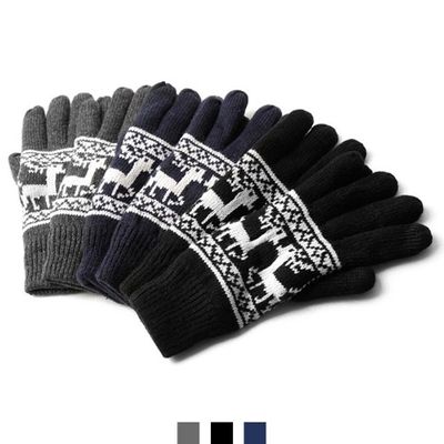 (따뜻한 퍼안감)사슴 니트 여성장갑(W4FAC6C)