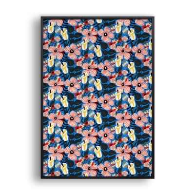 Blue dance / 일러스트 액자