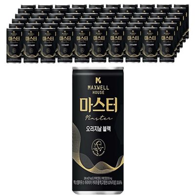 맥스웰 마스터 오리지날 블랙 240ml 30캔x2 무료배송