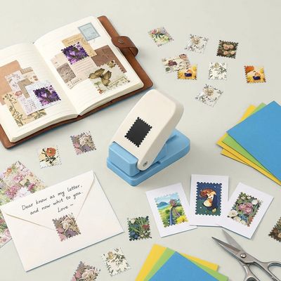 우표 모양 펀칭기 펀치 사각 네모 스크랩어데이 다꾸