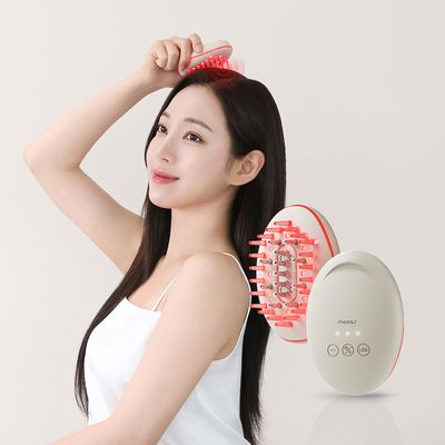 무아스 3 in 1 EMS 두피 케어 마사지기 뷰티디바이스