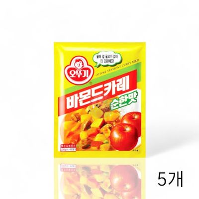 WL 오뚜기 바몬드카레 순한맛 1Kg X 5개 대용량 업소용 분말카레 과립형카레 카레라이스(WFLQPRB)