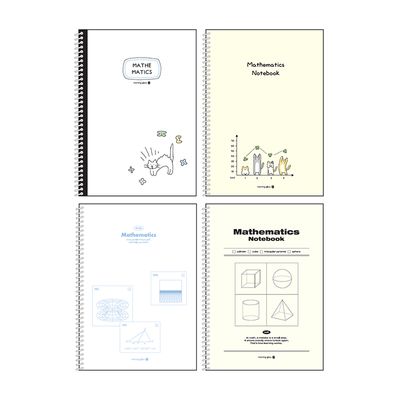 중고생 스프링 수학노트 (항균) 2분할 노트