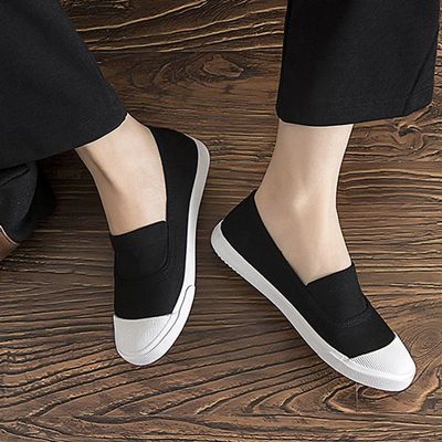 여성신발 여자 플랫 슬립온 스니커즈(WFJX0HM)