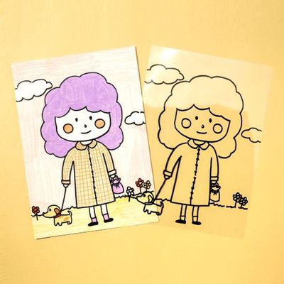 어린이 마술종이 슈링크 키트 어린이집체험활동 집콕놀이세트 어린이미술교구(WFOMVXY)