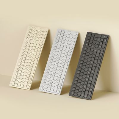 엑토 커브드 충전식 무선 블루투스 키보드 B604