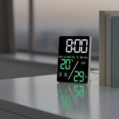 LED 디지털 탁상시계 / 알람 온도계 습도계 LBF560D