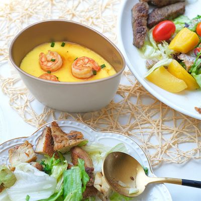 두툼한 탄소강 찜용기 320ml 계란찜기 베이킹 틀 N559