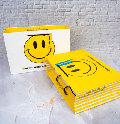 [디자인랩] 스마일 쇼핑백 중