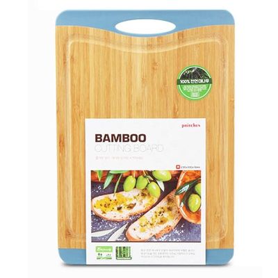 혜명몰 프리첸대나무도마(대)_395x280x16mm 고기도마 재료손질도마 커팅보드 생선도마 주방도마(WFPB2WG)